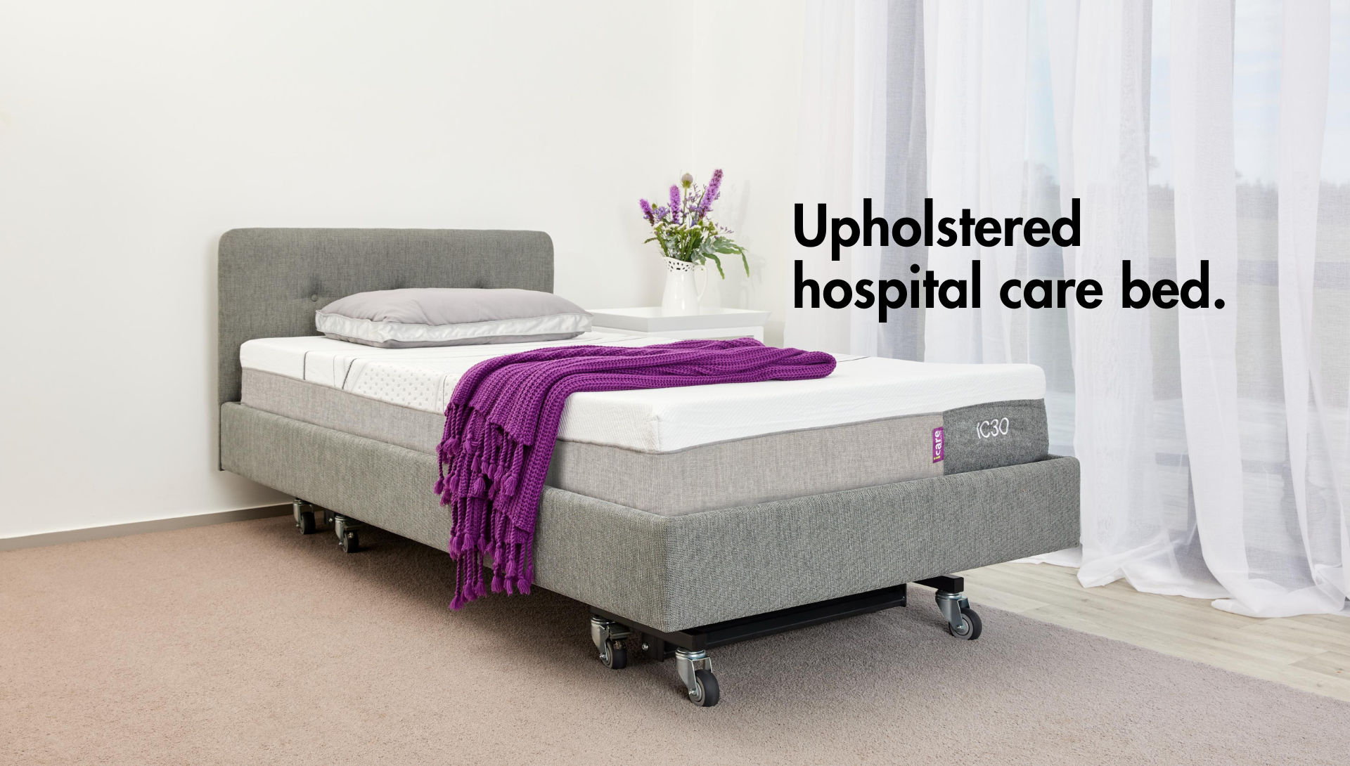 home care bed, profile bed, hospital bed, care bed